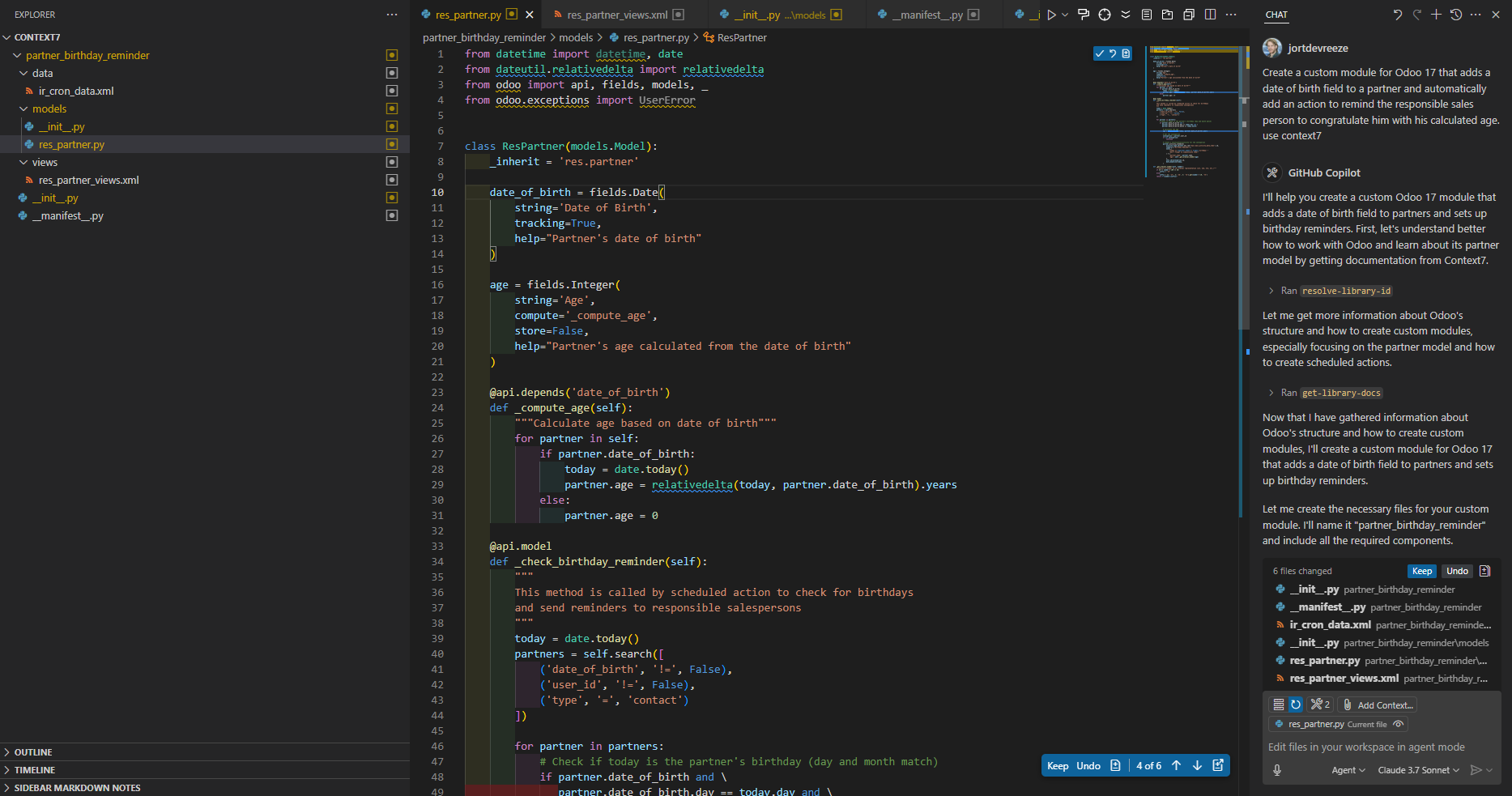 Using Copilot to build your own custom module.